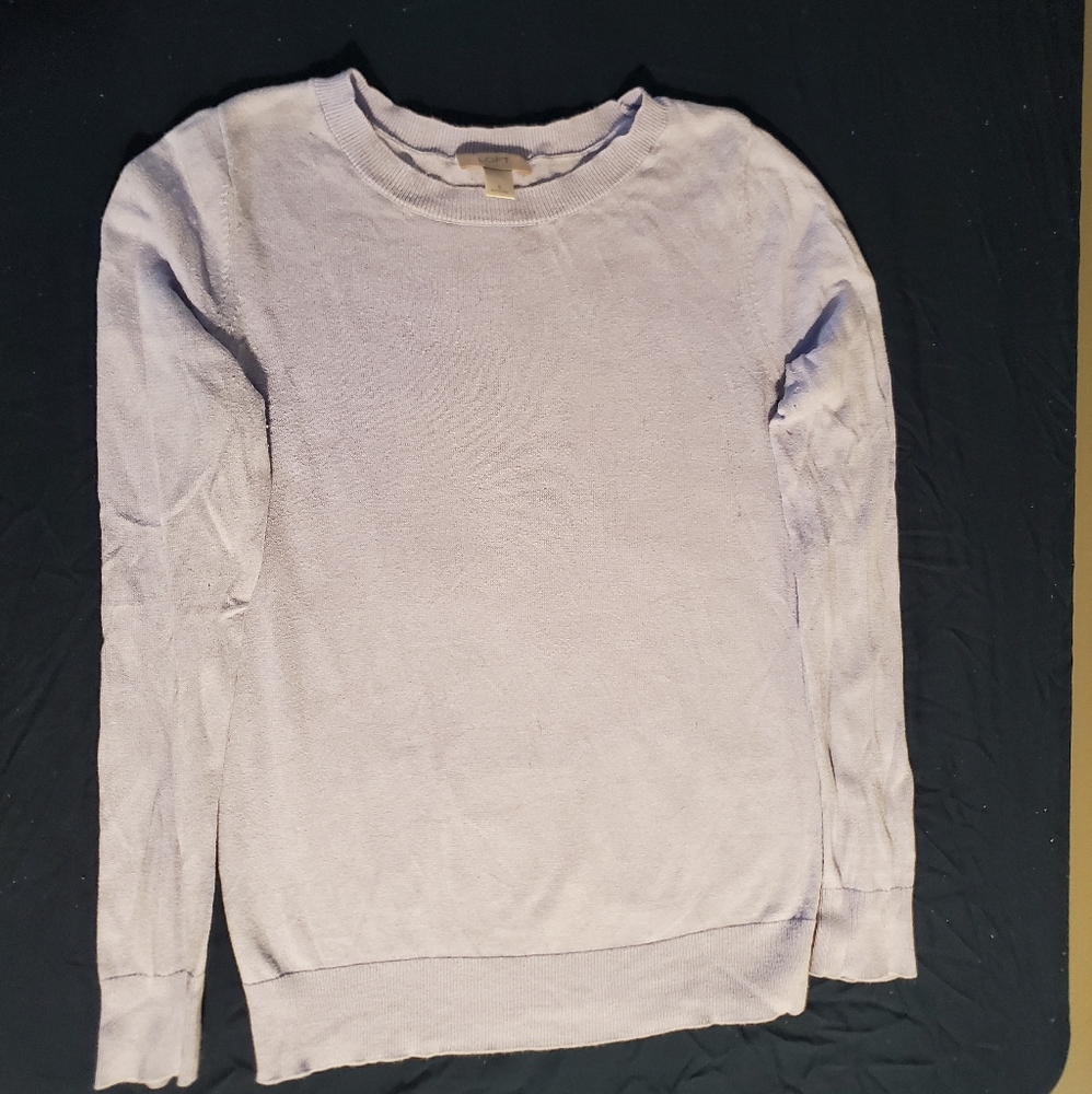 Loft sweater size S light purple, gentle wear